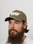 Бейсболка WHEELS AND WAVES арт. WHW/0/1/CAS/WWB3 Wheels and Waves (оливковый)
